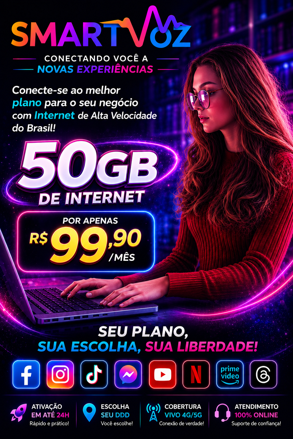 Plano ESSENCIAL — 50GB de internet